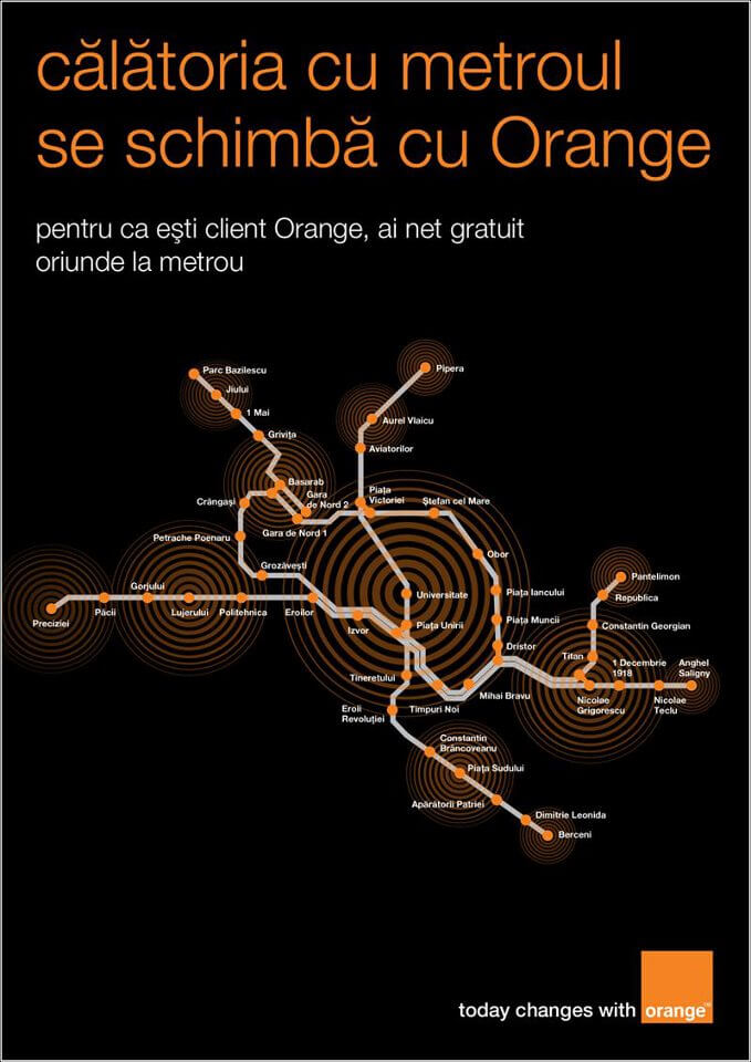Orange metrou