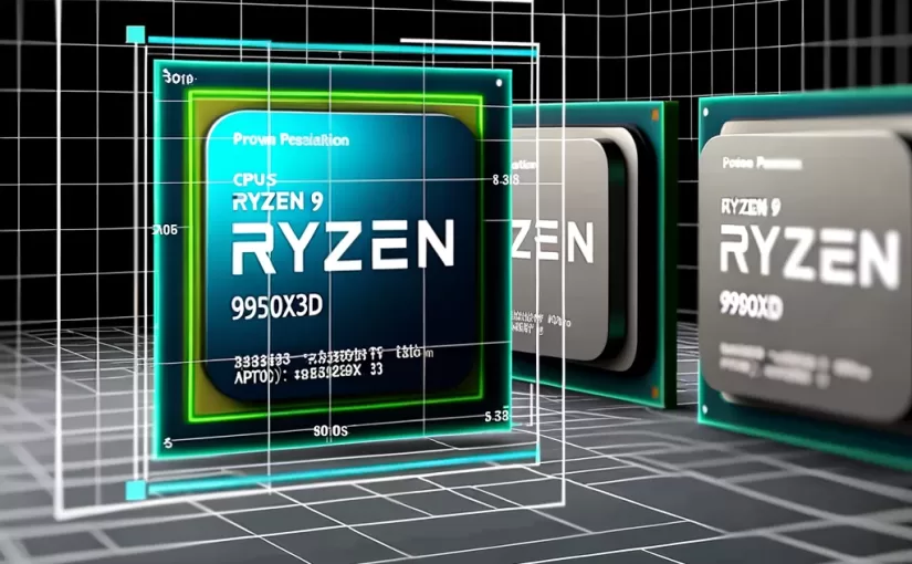AMD dezvăluie prețurile și disponibilitatea pentru Ryzen 9 9950X3D și 9900X3D